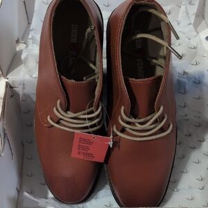 Deer Stags Boy's Tan Oxford Shoes